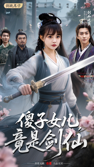 傻子女儿竟是剑仙（50集）一口气追短剧至大结局