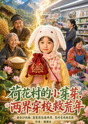 荷花村的小芽芽，两界穿梭救荒年（60集）火爆来袭好看又上头的短剧
