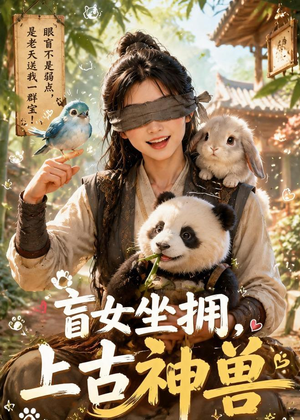 盲女坐拥上古神兽（54集）追风的女孩短剧