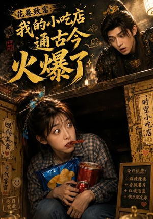 花卷致富：我的小吃店通古今火爆了（111集）火爆热门短剧抢先看